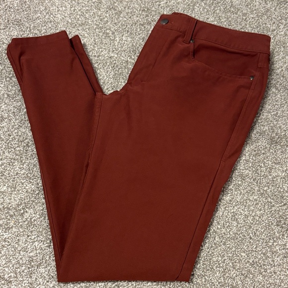 Lululemon ABC Slim-Fit Pant 34" *Utilitech in Date Brown - Picture 1 of 6